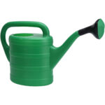 Giesskanne mit abnehmbarer Brause, grün, 5 Liter