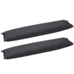 2er-Set Luftentfeuchter mit Silica Gel, 400g, wiederverwendbar, schwarz