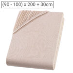 Einzelbett Qualitäts-Jersey Fixleintuch, 100% Baumwolle, beige, 90 x 200 cm