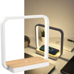 Wireless Charging Qi-Ladestation, Nachttischlampe LED, 5 Watt