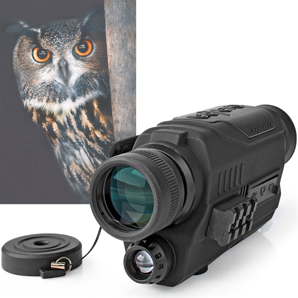 Monokulares Teleskop, Nachtsicht, Foto- und Videomodus, 5-fach Zoom, 32-mm-Objektiv Monokulares Teleskop, Nachtsicht, Foto- und Videomodus, 5-fach Zoom, 32-mm-Objektiv