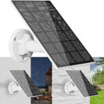 Universal Solarpanel mit USB-C Anschluss, für Akku-IP-Kameras, 3 Watt, IP65