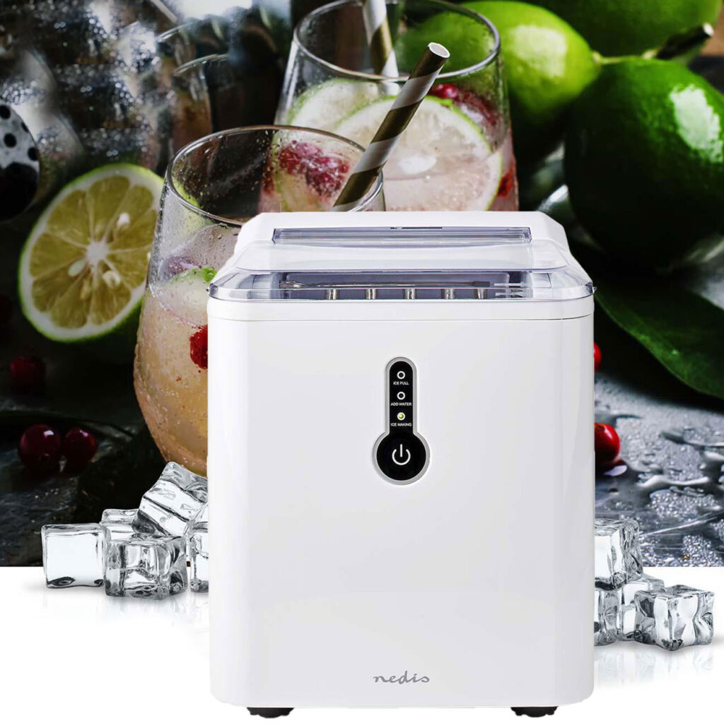 Eiswürfelmaschine, Eiswürfelbereiter mit 1,5 L Wassertank, Eismaschine, 120 W Eiswürfelmaschine, Eiswürfelbereiter mit 1,5 L Wassertank, Eismaschine, 120 W
