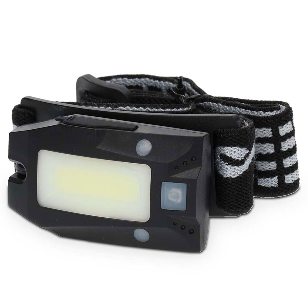 LED-Stirnlampe mit Gestensteuerung, IPX4