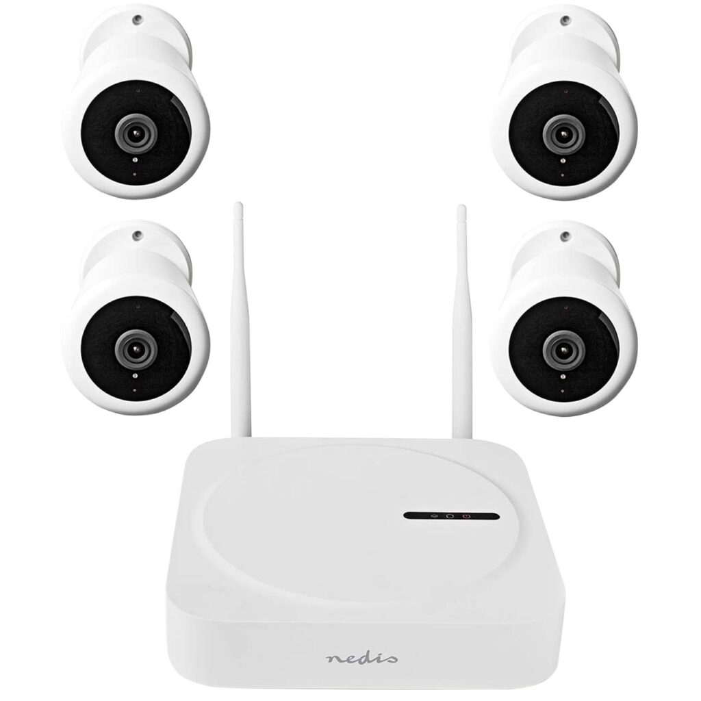 SmartLife Überwachungskamera Set mit 4 Kameras, drahtlos, 2 MP, Full HD SmartLife Überwachungskamera Set mit 4 Kameras, drahtlos, 2 MP, Full HD