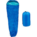 Mumienschlafsack, 210 x 80 cm, blau