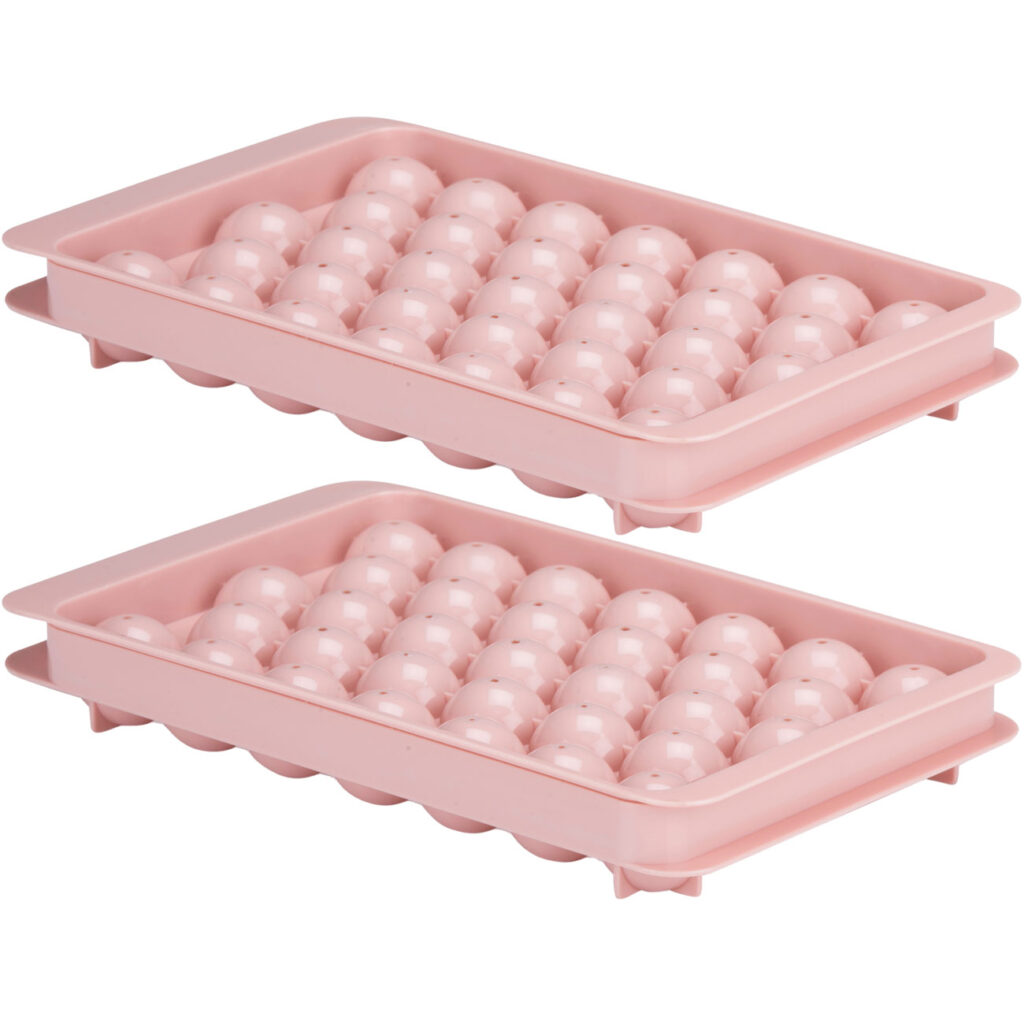2er-Set Eiswürfelform für 33 Eiskugeln, Ø 2,5 cm