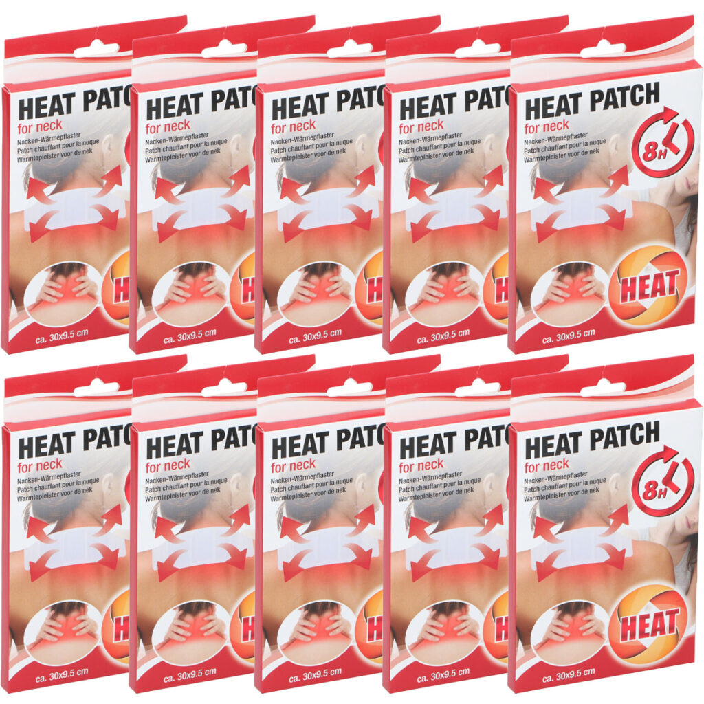 10er-Set Wärmepflaster für den Nacken, 30 x 9,5 cm 10er-Set Wärmepflaster für den Nacken, 30 x 9,5 cm