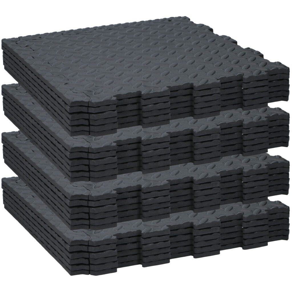 Bodenmatten aus Schaumstoff, 24 Stück, 40 x 40 x 1 cm Bodenmatten aus Schaumstoff, 24 Stück, 40 x 40 x 1 cm