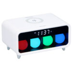 2in1-LED-Wecker & Qi-kompatible Ladestation