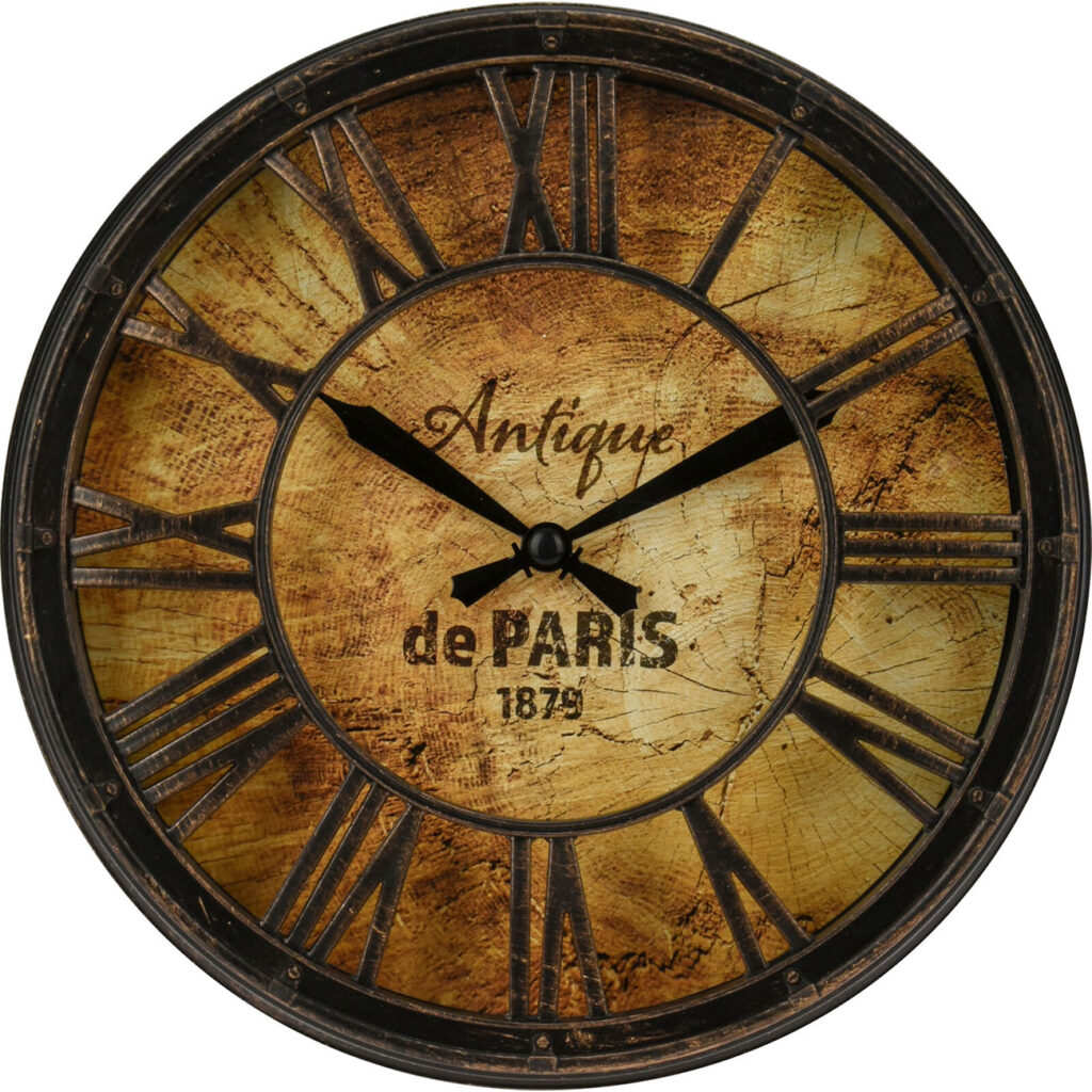 Wanduhr mit römischen Zahlen, Antik-Design, Ø 21 cm Wanduhr mit römischen Zahlen, Antik-Design, Ø 21 cm