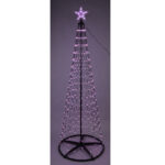 LED-Weihnachtsbaum Kegelform, mehrfarbig 370 LEDs. 210 cm