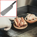 Barbecuespachtel, Grillwender, Edelstahl, L 36 x B 7,2 cm