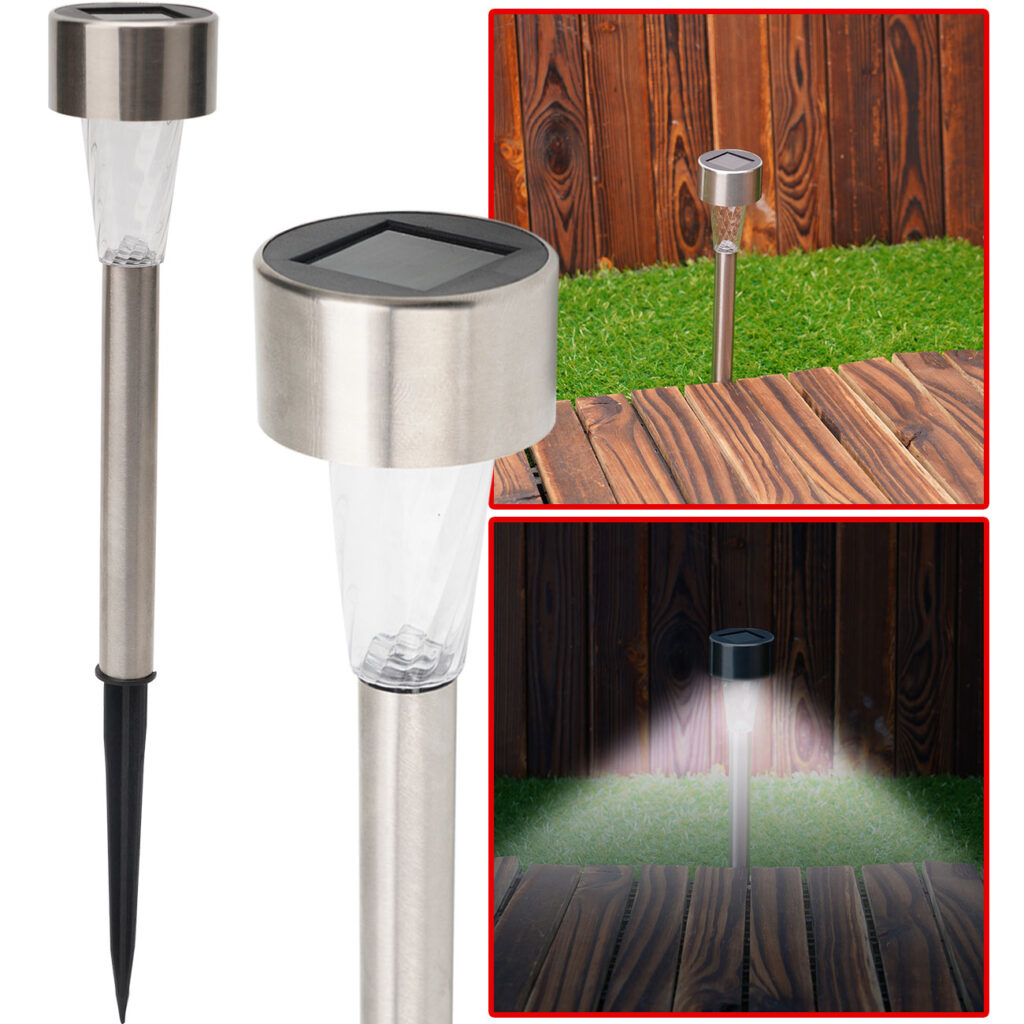 Mini-LED-Solarlampen, 32 Stück mit Erdspiess & Dämmerungssensor, IP44 Mini-LED-Solarlampen, 32 Stück mit Erdspiess & Dämmerungssensor, IP44