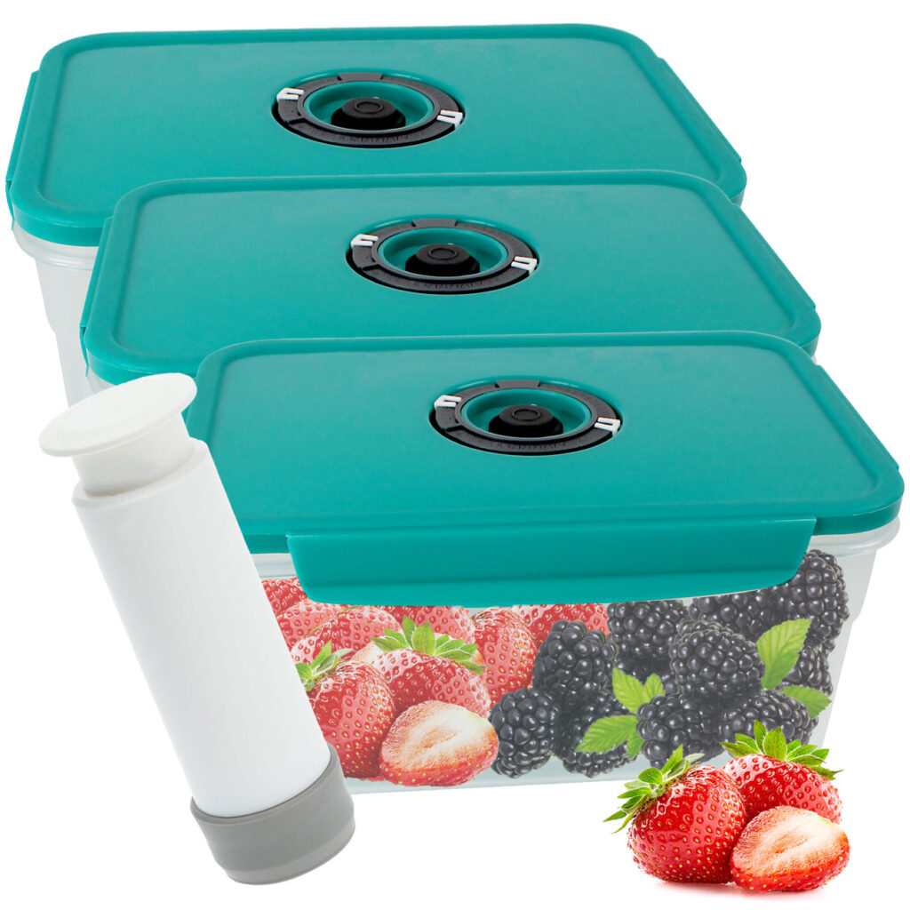 3er-Set Vakuum Vorratsdose mit Klickverschluss, inkl. Vakuumpumpe, 1200 ml 3er-Set Vakuum Vorratsdose mit Klickverschluss, inkl. Vakuumpumpe, 1200 ml