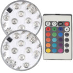 2er-Set LED-Pool-Lampe mit Farbwechsel, Batteriebetrieb