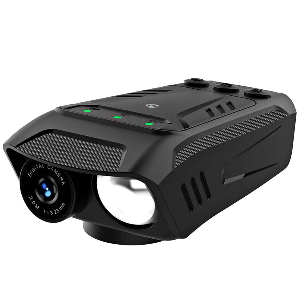 3-in-1 Full-HD-Fahrradkamera mit LED-Scheinwerfer und Hupe, 2 MP, USB-C 3-in-1 Full-HD-Fahrradkamera mit LED-Scheinwerfer und Hupe, 2 MP, USB-C