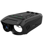3-in-1 Full-HD-Fahrradkamera mit LED-Scheinwerfer und Hupe, 2 MP, USB-C