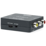 RCA auf HDMI Konverter, AV zu HDMI Video Audio Konverter Adapter, 1080p Full HD