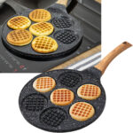 Mini-Waffel-Pfanne mit Antihaft-Beschichtung Ø 26,5 cm
