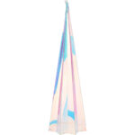 Regenbogen-Pyramide mit sternförmigem Sockel, 40 Micro-LEDs, 13 x 13 x 40 cm