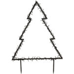 Gartenstecker Weihnachtsbaum mit 175 LEDs, warmweiss, 53 x 75 cm, IP44