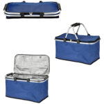 Thermo Einkaufskorb, faltbar, blau, 30l