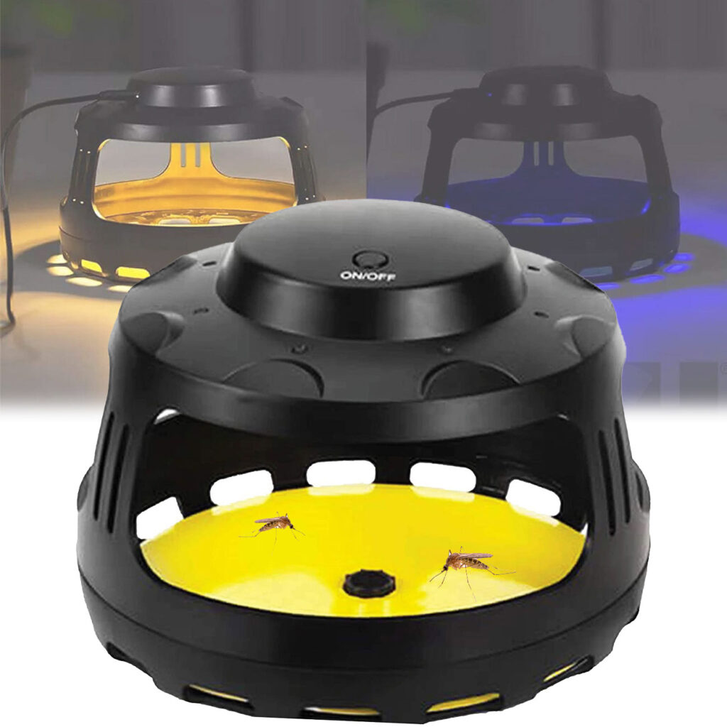 Insektenfalle mit Licht und Klebefolie