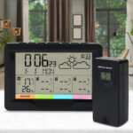 Professionelle Funk-Wetterstation mit XL-Display und 3 Funksensoren, Funkwecker