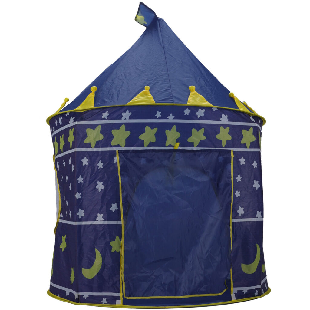 Spielzelt Ritter-Schloss, blau, Ø 105 x H 125 cm