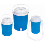 Getränkebehälter. 3er-Set, isoliert, 7.5 Liter, 2.4 Liter, 1.25 Liter