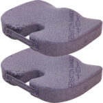 2er-Set Bambus-Sitzkissen, 45  x 30 x 6,4 cm