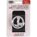 USB-C Lightning Ladekabel, 1m, weiss