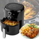 Kompakte Heissluftfritteuse, Timer, 3 l, Antihaft-Beschichtung, 1500 W