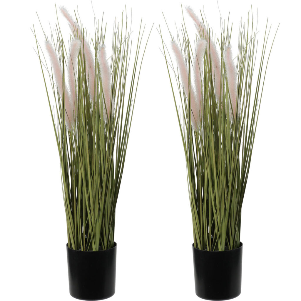 2er-Set Künstliches Ziergras, 55 cm