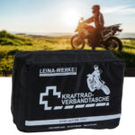 Motorrad-Verbandtasche, Inhalt DIN 13167, schwarz
