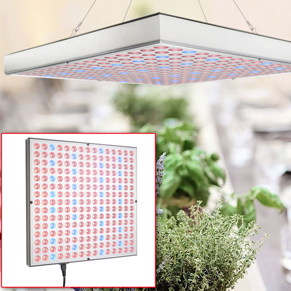 Profi Pflanzen-Wachsumslampe, 225 LEDs, 250 Lm, 14 Watt Profi Pflanzen-Wachsumslampe, 225 LEDs, 250 Lm, 14 Watt