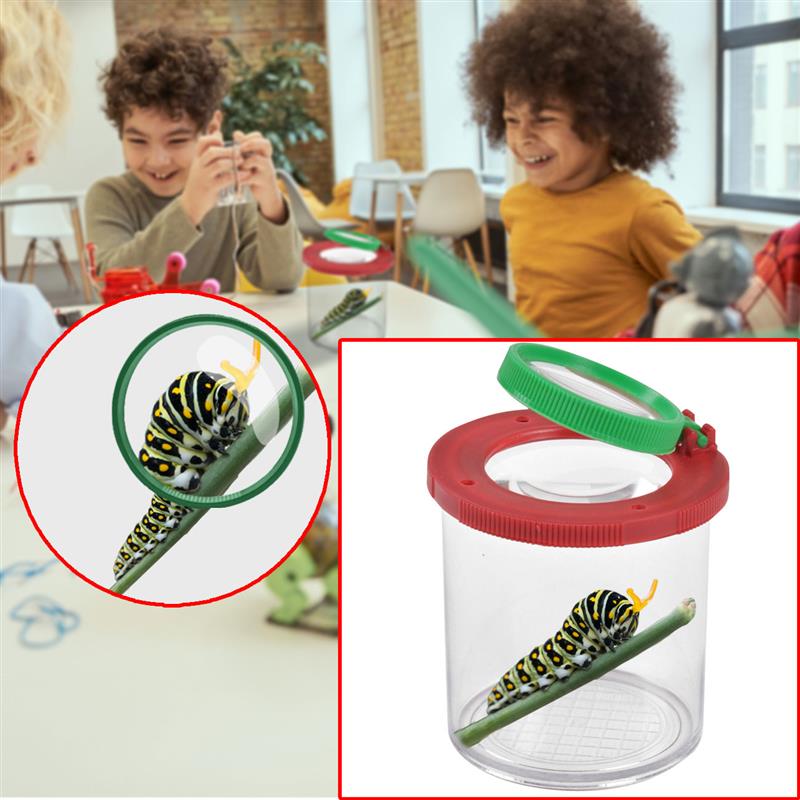 Becherlupe, Insektenbox/Naturbox mit Lupe, Ø 9 cm