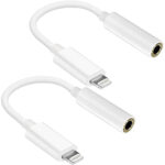 2er-Set Audio-Anschlusskabel, High Quality Adapter, Jack 3,5 mm zu Lightning, für Apple