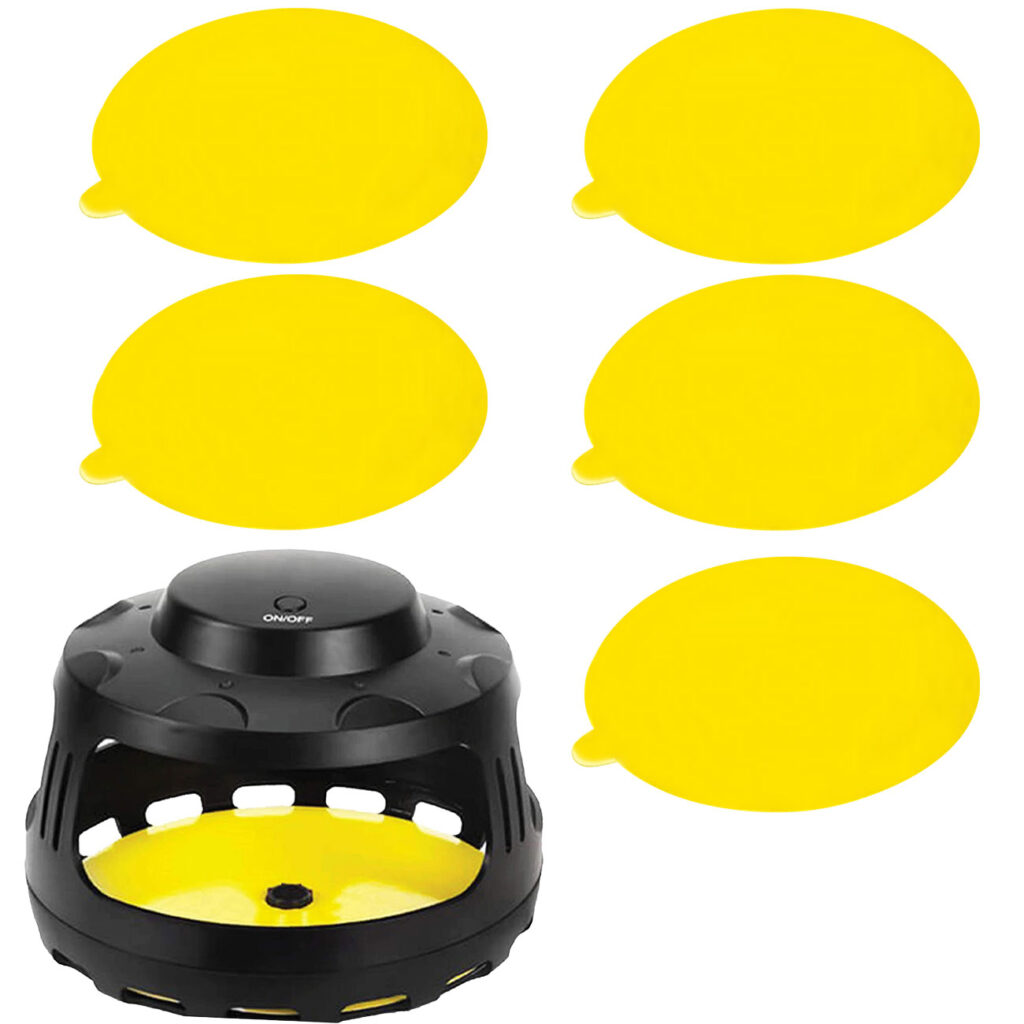 Insektenfalle mit Licht und Klebefolie, mit insg. 10 Ersatzfolien Insektenfalle mit Licht und Klebefolie, mit insg. 10 Ersatzfolien
