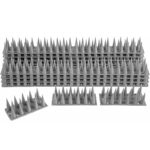 Taubenspikes, Anti-Vogel-Spikes, grau, 5,4 m