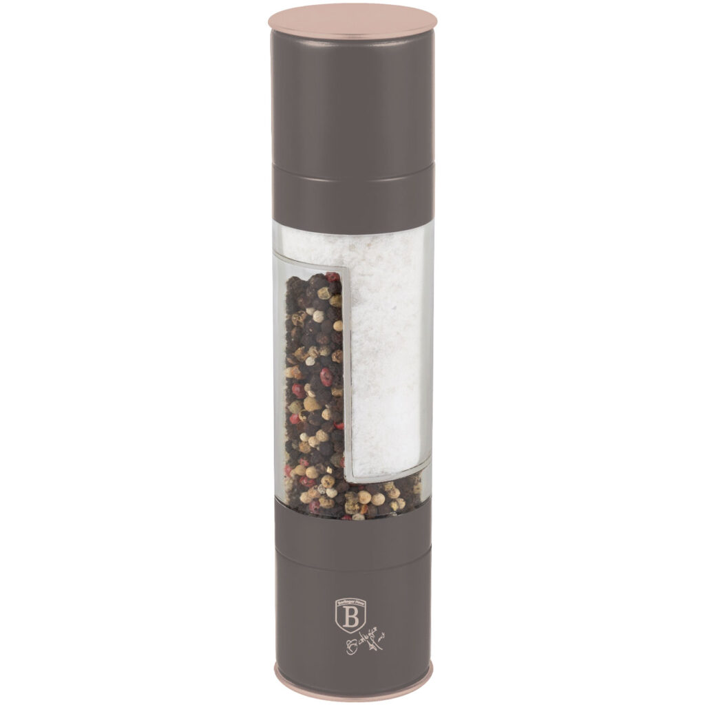Design 2in1-Salz & Pfeffermühle, taupe