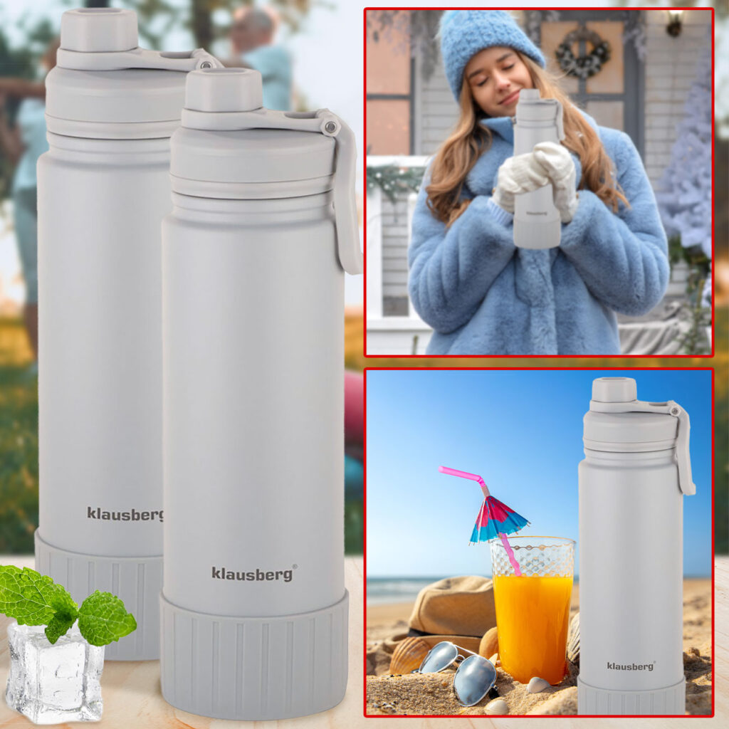 2er-Set Doppelwandiger Thermobecher, 720ml, beige 2er-Set Doppelwandiger Thermobecher, 720ml, beige