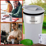 Doppelwandiger Thermobecher, 280ml, grau