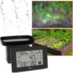 Digitaler Funk-Regenmesser mit Thermometer