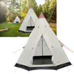 Tipi-Zelt für 3 Personen, Ø 2,5 x H 2,4 m