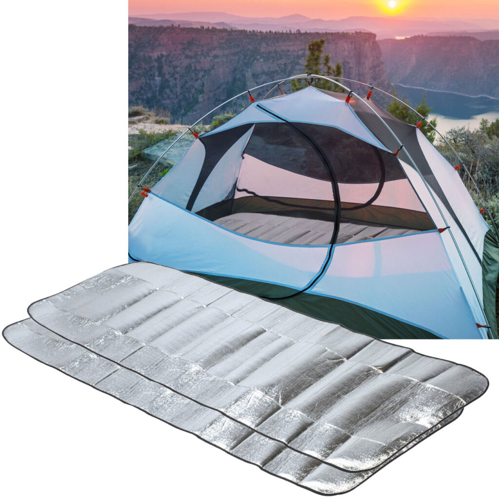 2er-Set Camping-Isomatte, 190 x 60 cm