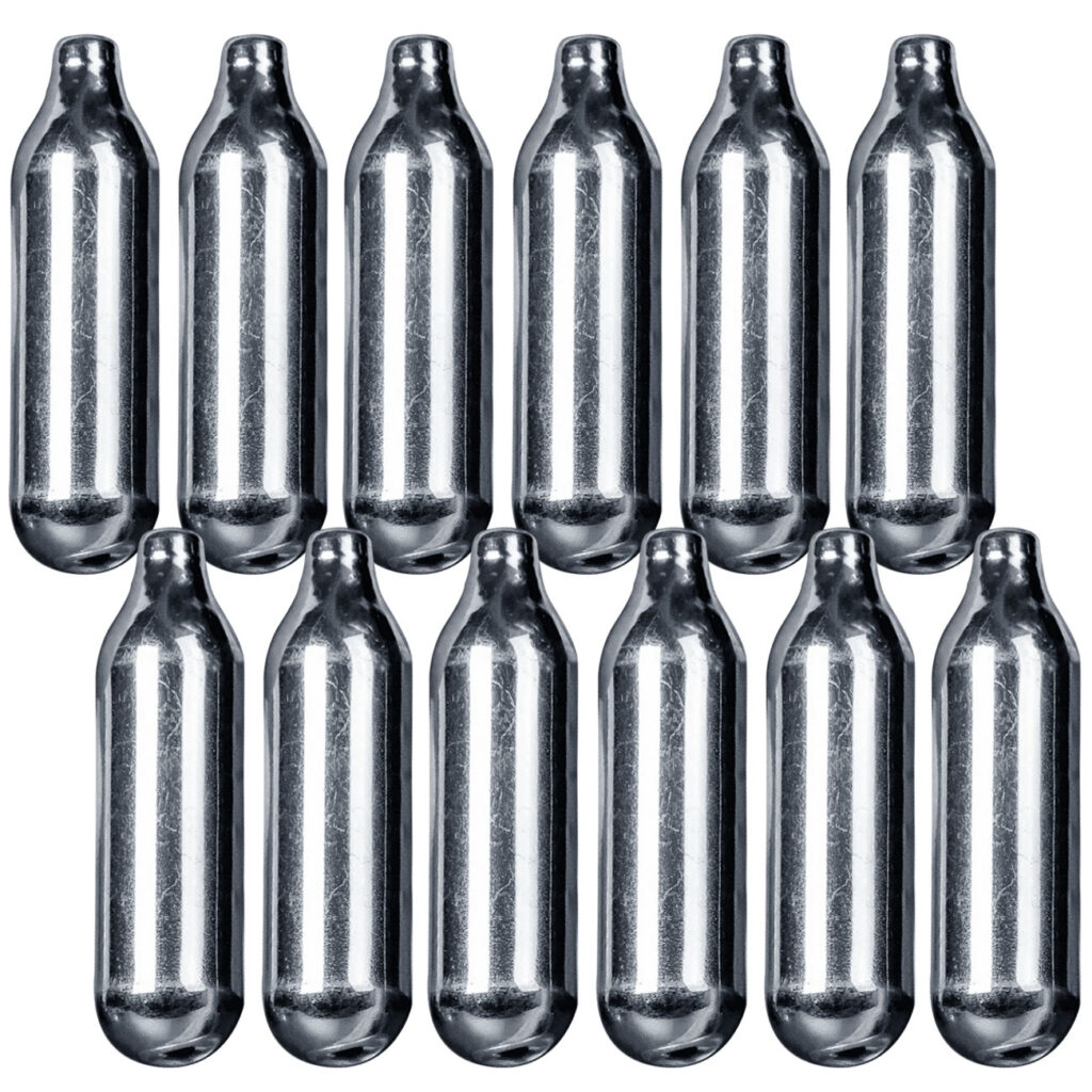 Sahnekapseln für gängige Sahnespender, 12 Stück, 8 g Gas pro Kapsel Sahnekapseln für gängige Sahnespender, 12 Stück, 8 g Gas pro Kapsel