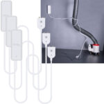 3er-Set WLAN-Wassermelder mit externem Sensor, App-Steuerug