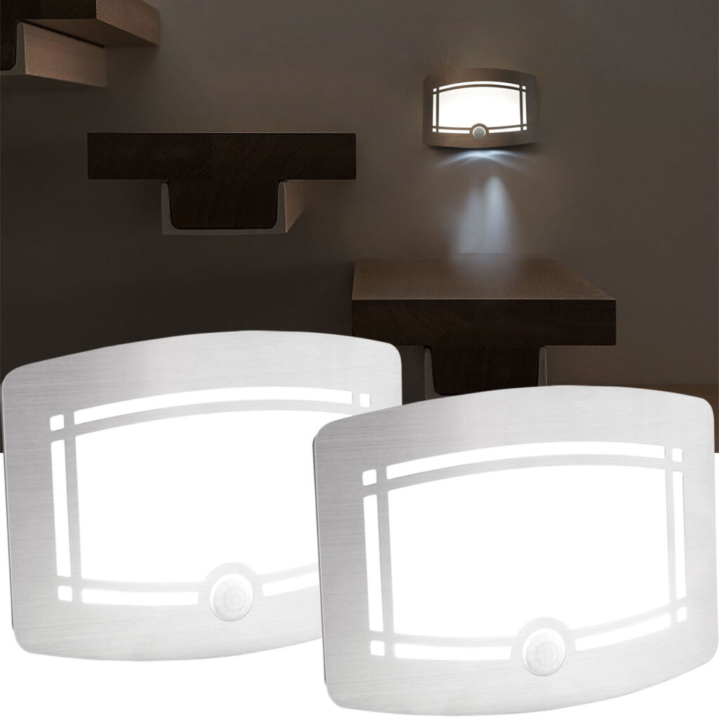 2er-Set Batterie-LED-Wandleuchte, 2 Leuchtmodi, PIR-Bewegungs- & Lichtsensor, 20-40 lm 2er-Set Batterie-LED-Wandleuchte, 2 Leuchtmodi, PIR-Bewegungs- & Lichtsensor, 20-40 lm